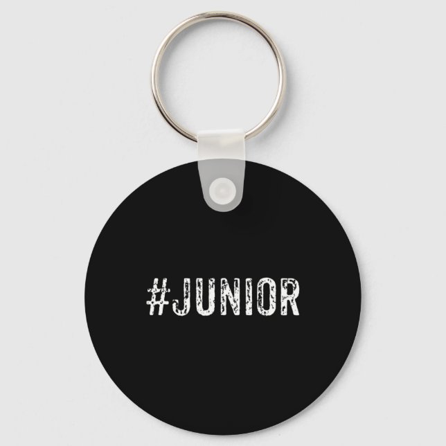 Junior Eleventh Grade Student Or Teacher Trendy Gi Keychain (Front)