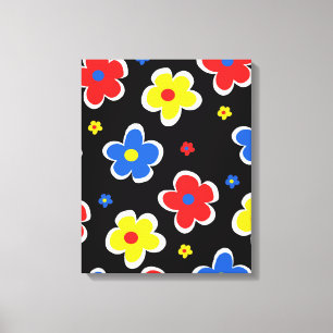 Junior Florals Canvas Print