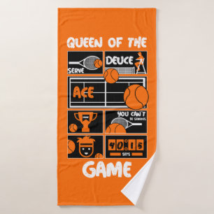 Junior Girls Tennis Player    Bath Towel