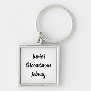 Junior Groomsman Gift Custom Name Gifts Wedding Ke Keychain