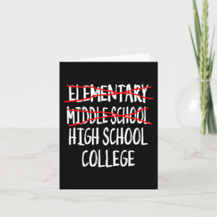 Junior High Graduation - Funny Middle School Gradu Card