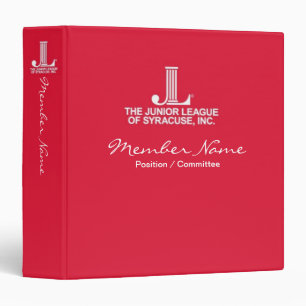 Junior League of Syracuse Binder