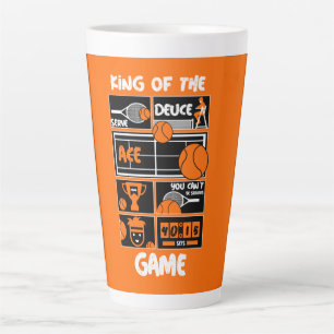 Junior Tennis Player Latte Mug