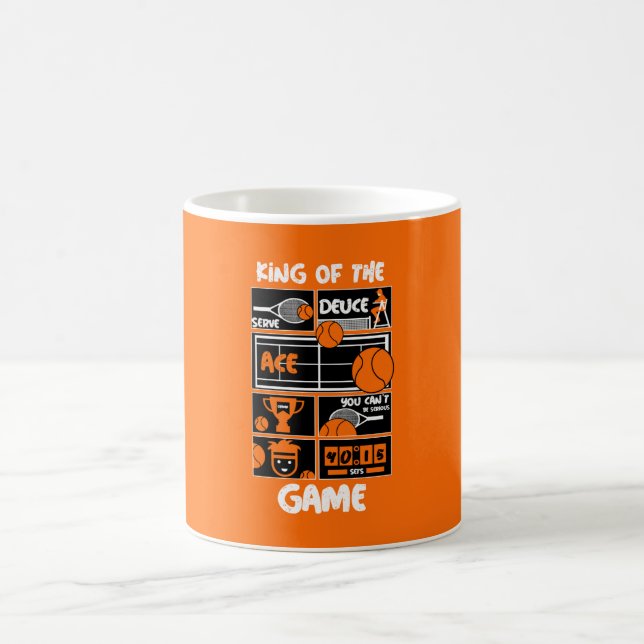 Junior Tennis Player T-Shirt Coffee Mug (Center)