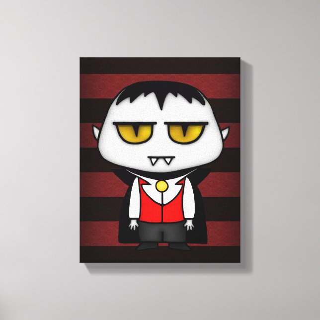 Junior Vampire Canvas Print (Front)