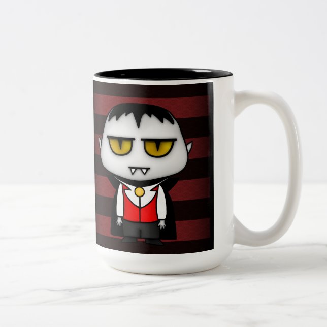 Junior Vampire Two-Tone Coffee Mug (Right)