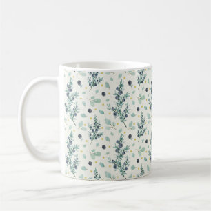 Juniper et baies motif Mug