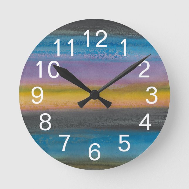 Juniper Mist I Round Clock (Front)