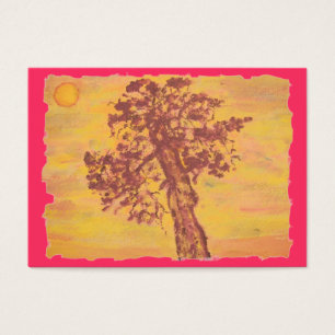juniper tree sunset