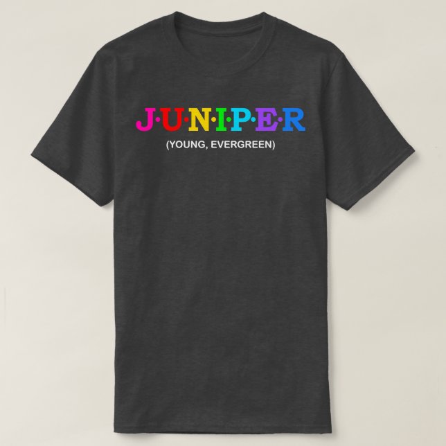 Juniper Young Evergreen T-Shirt (Design Front)