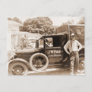 Junk Dealer Postcard