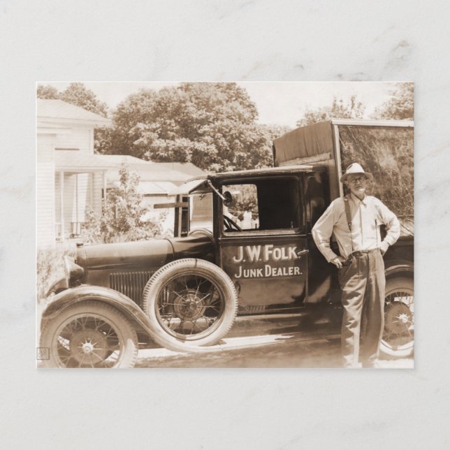 Junk Dealer Postcard (Front)