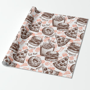 Junk Food Wrapping Paper