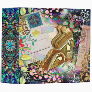 Junk Journal Butterfly Scraps Binder