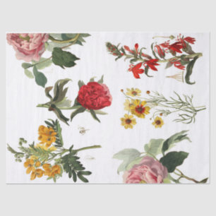 Junk Journal Floral Elements Decoupage Sheet