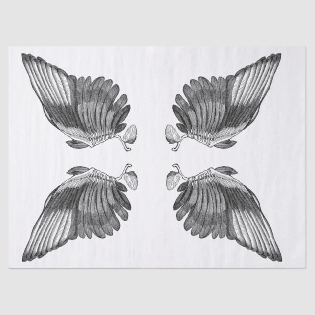 Junk Journal Wings Elements Sheet (Front)