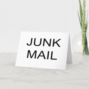 JUNK MAIL Greeting Card, envelopes included Card