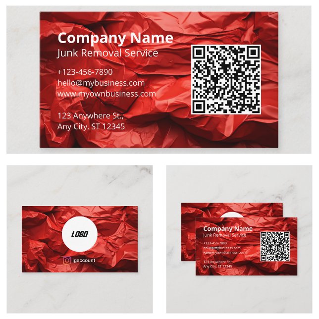 Junk Removal Business Card (Junk Removal Business Card
)