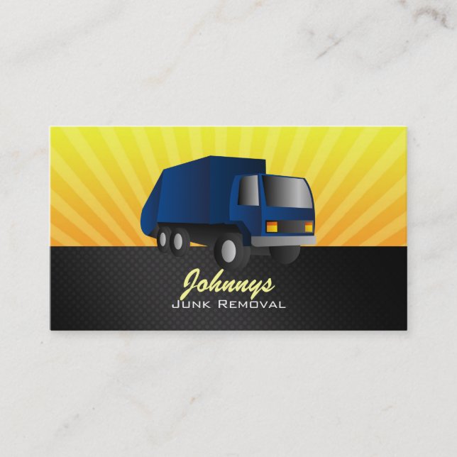 Junk Removal Business Cards (Front)