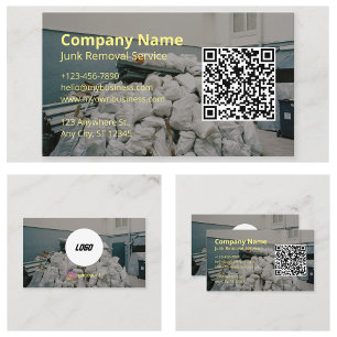 Junk Removal Industry Business Card