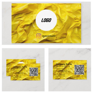 Junk Removal Service Logo QR Code Business Card