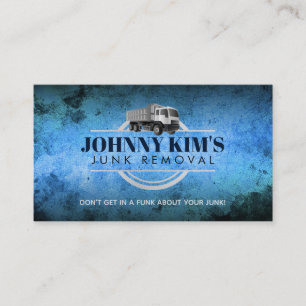 Junk Removal Slogans Business Cards