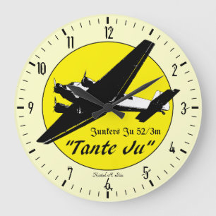 Junkers Ju 52 Large Clock
