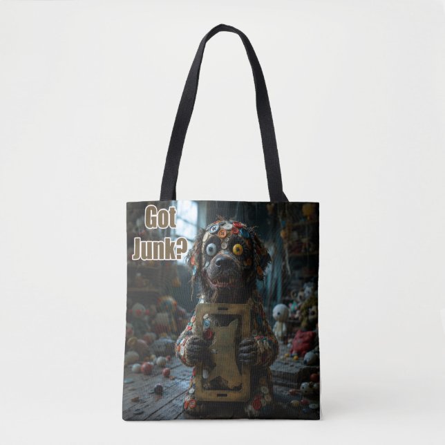 Junkie Puppy Tote Bag (Front)