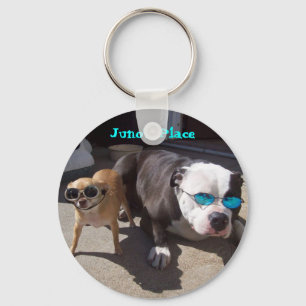 Juno and Nikki Keychain