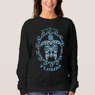 Juno Beach Florida Tribal Sea Turtle Summer Sweatshirt
