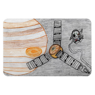 "Juno reaches Jupiter" Magnet (4"x6")