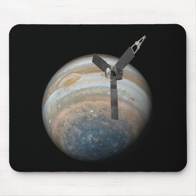 Juno Spacecraft at Planet Jupiter Mouse Pad (Front)