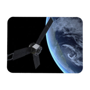 Juno Spacecraft During Its Earth Flyby Magnet