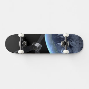 Juno Spacecraft During Its Earth Flyby Skateboard