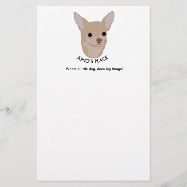 Juno's Place Stationary Stationery (Front)