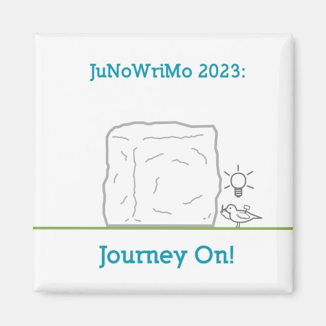 JuNoWriMo 2023 Magnet (Front)