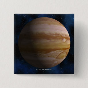 Jupiter 2 Inch Square Button