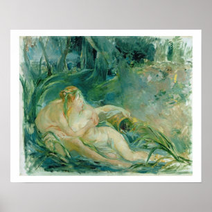 Jupiter and Callisto, after a painting by Boucher Poster