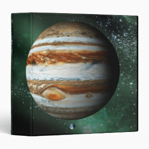 Jupiter and Earth Comparison Binder