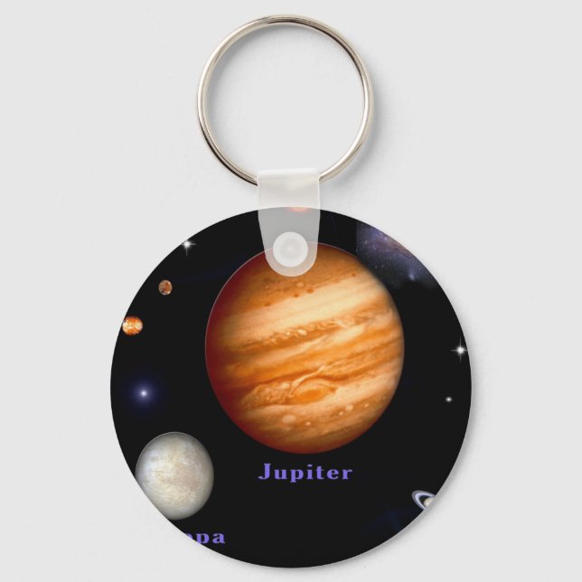 Jupiter and Europa Keychain (Front)