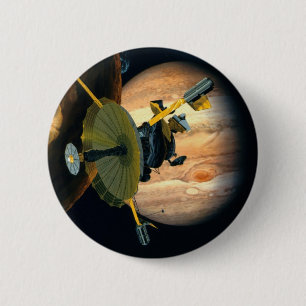 Jupiter and Lo Galileo probe 2 Inch Round Button