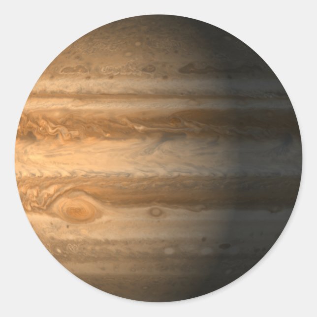 Jupiter Classic Round Sticker (Front)