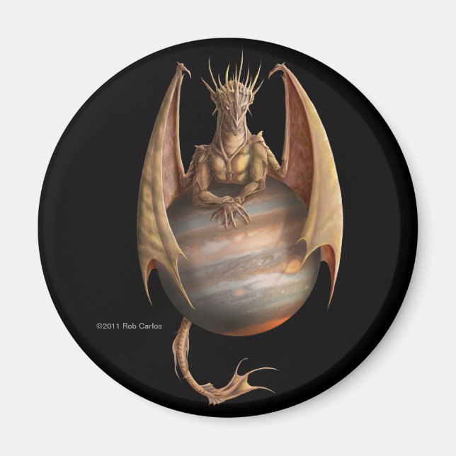 Jupiter Dragon Magnet (Front)