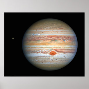 Jupiter & Europa Poster