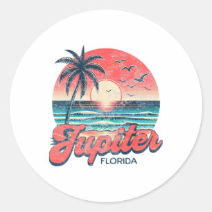 Jupiter Florida _1  Classic Round Sticker