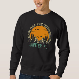 Jupiter, Florida - Explore The Outdoors Premium Sweatshirt