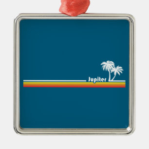Jupiter Florida Metal Ornament
