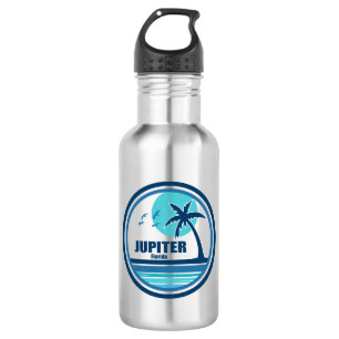Jupiter Florida Palm Tree Birds 532 Ml Water Bottle