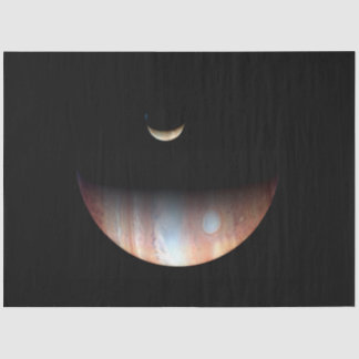 Jupiter Gas Giant Planet & Io Galilean Moon Tissue Paper