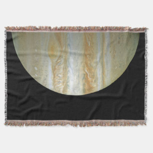 Jupiter Hemisphere at Emporio Moffa Throw Blanket